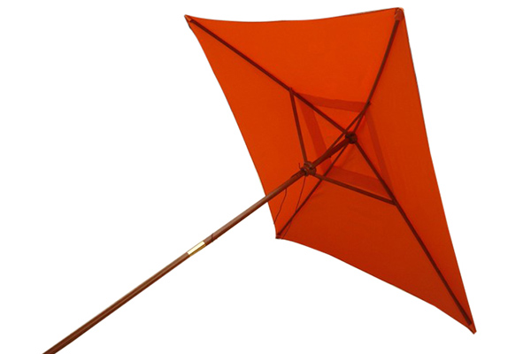 OEM Manufacturer Promotional Umbrella Foldable - Square large solar wood umbrella – Outdoors