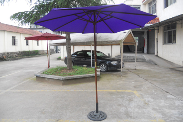Wholesale Dealers of 5 Folding Travel Umbrella - Outside wood patio umbrella – Outdoors