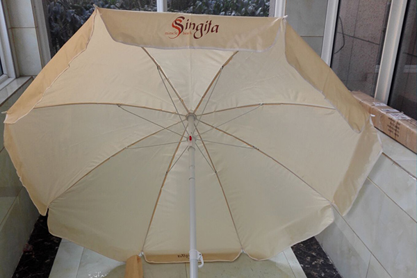 Factory supplied Round Parasol - Sand seaside umbrella – Outdoors