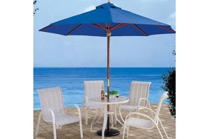 Promotion big sunshine outside villa umbrella