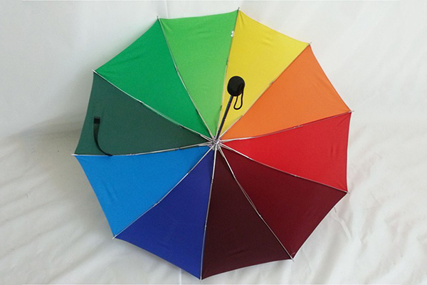 Manufacturing Companies for Plastic Umbrella Base - Foldable colourful rainbow umbrella – Outdoors