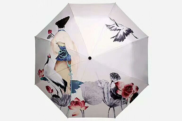 Manufacturer of 5 Fold Mini Sun Umbrella - Double layer fabric inverted umbrella – Outdoors