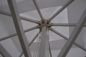 Square shape hotel outdoors umbrella