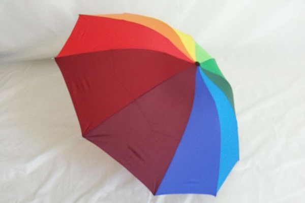 Manufacturing Companies for Plastic Umbrella Base - Foldable colourful rainbow umbrella – Outdoors