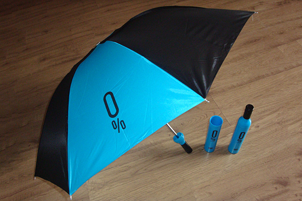 factory low price Square Waterproof Parasol - Three Fold Wine Bottle Umbrella – Outdoors