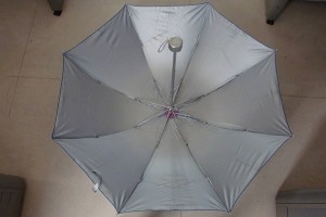 UV protection three section umbrella