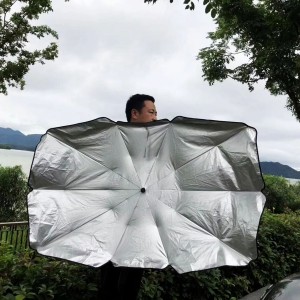 Car front glass fold umbrella