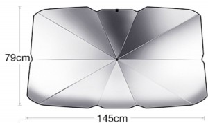 Car front glass fold umbrella