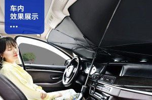 Car front glass fold umbrella