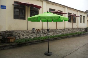 Steel frame resort courtyard umbrella