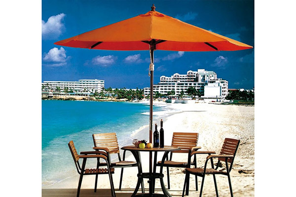 Best Price on Roman Umbrella - Steel frame resort courtyard umbrella – Outdoors