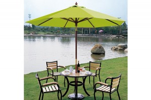 Promotion big sunshine outside villa umbrella