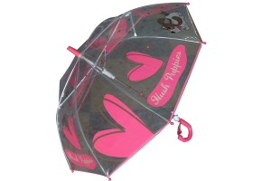 Normal type PVC stick clear umbrella