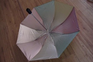 Plain manual open fold umbrella