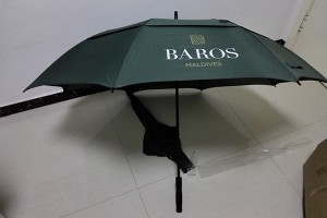 Maldives market staff hotel & resort umbrella