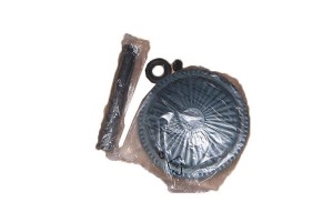 Parasol cement metal round base