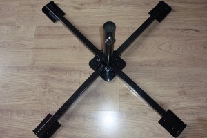 X cross style steel umbrella base