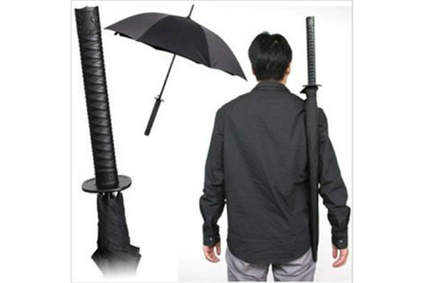 Chinese Professional Stainless Steel Beach Umbrella - Warrior samurai luxury umbrella – Outdoors